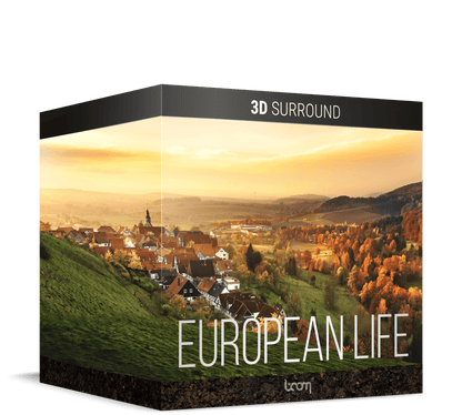 BOOM LIBRARY Cinematic Effects & Sound Samples Boom European Life Stereo Amp Surround