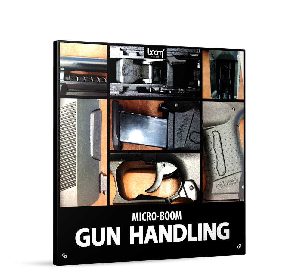 BOOM LIBRARY Cinematic Effects & Sound Samples Boom Gun Handling Sound Effects Library