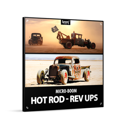 BOOM LIBRARY Cinematic Effects & Sound Samples Boom Hot Rod Rev Ups: Powerful Engine Sounds