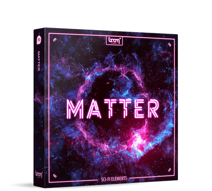 BOOM LIBRARY Cinematic Effects & Sound Samples Boom MATTER - SCI-FI Elements: Sci-Fi Sound Effects – Professional Audio Software & Plugin