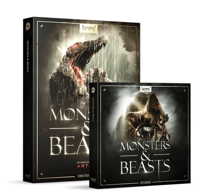 BOOM LIBRARY Cinematic Effects & Sound Samples Boom Monsters and Beasts Sound Effects – Professional Audio Software & Plugin