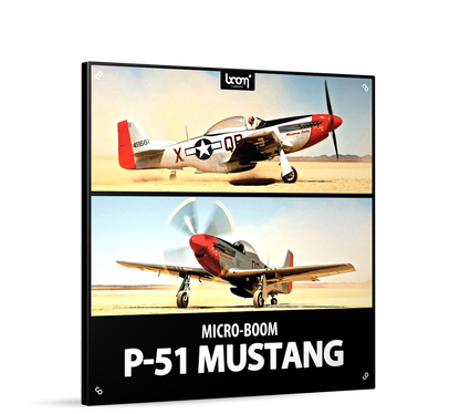 BOOM LIBRARY Cinematic Effects & Sound Samples Boom P-51 Mustang: Iconic Aircraft Sounds – Professional Audio Software & Plugin