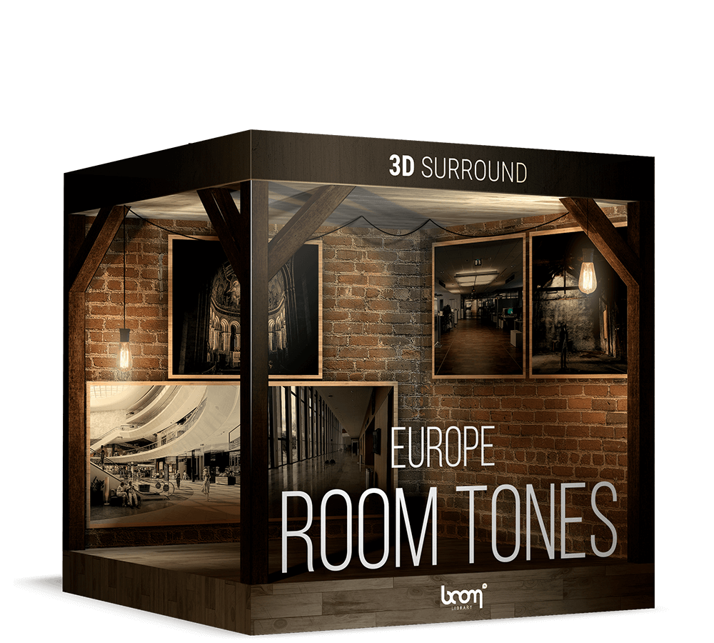 BOOM LIBRARY Cinematic Effects & Sound Samples Boom Room Tones Europe 3D Surround