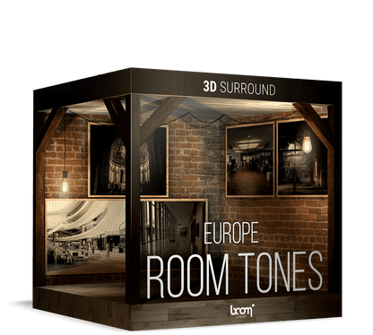 BOOM LIBRARY Cinematic Effects & Sound Samples Boom Room Tones Europe 3D Surround