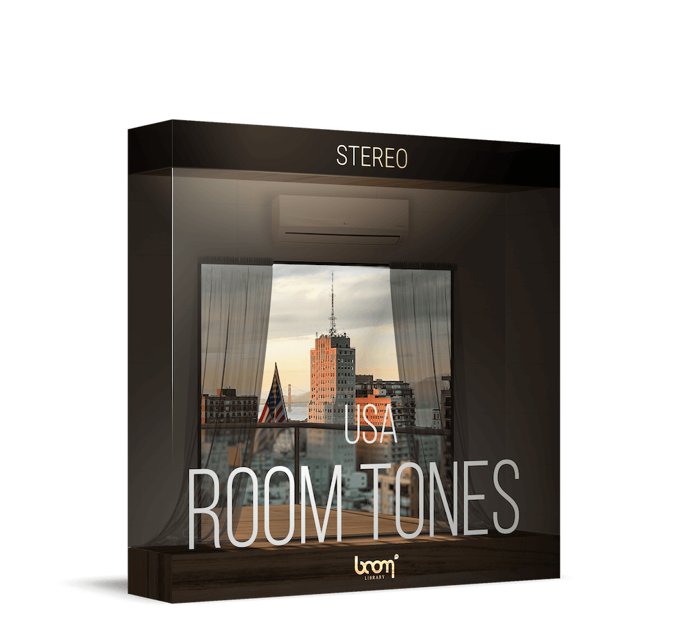 BOOM LIBRARY Cinematic Effects & Sound Samples Boom Room Tones USA Stereo Sound Effects Library