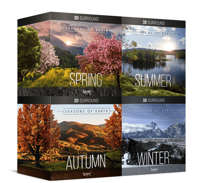 BOOM LIBRARY Cinematic Effects & Sound Samples Boom Seasons of Earth Bundle Surround: Seasonal Ambience Bundle