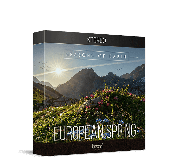 BOOM LIBRARY Cinematic Effects & Sound Samples Boom Seasons of Earth Euro Spring STEREO: Spring Ambience – Professional Audio Software & Plugin