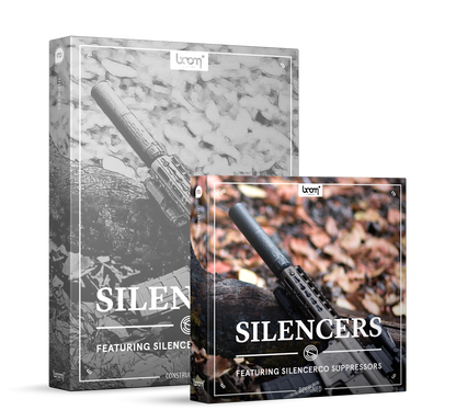 BOOM LIBRARY Cinematic Effects & Sound Samples Boom Silencers Bundle: Realistic Silencer Effects