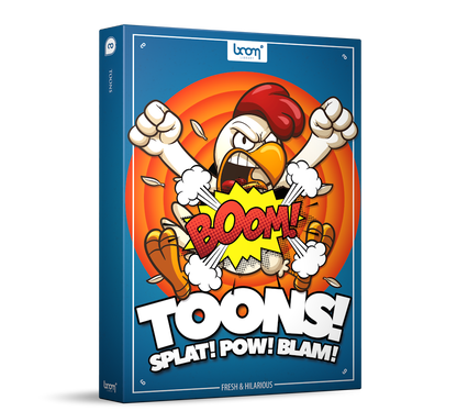 BOOM LIBRARY Cinematic Effects & Sound Samples Boom Toons Sound Effects Library