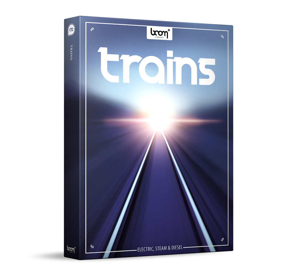 BOOM LIBRARY Cinematic Effects & Sound Samples BOOM Trains Stereo Authentic Train Sound Effects Library