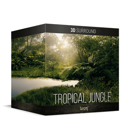 BOOM LIBRARY Cinematic Effects & Sound Samples Boom Tropical Jungle SURROUND: Tropical Jungle Ambience