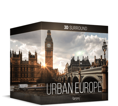 BOOM LIBRARY Cinematic Effects & Sound Samples Boom Urban Europe 3D Surround Sound Effects