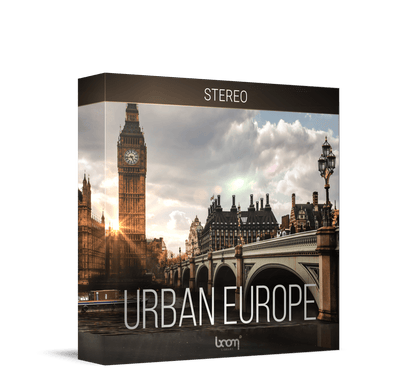 BOOM LIBRARY Cinematic Effects & Sound Samples Boom Urban Europe Stereo Sound Effects