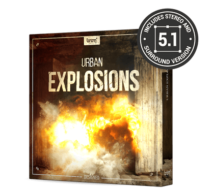 BOOM LIBRARY Cinematic Effects & Sound Samples Boom Urban Explosion Sound Effects
