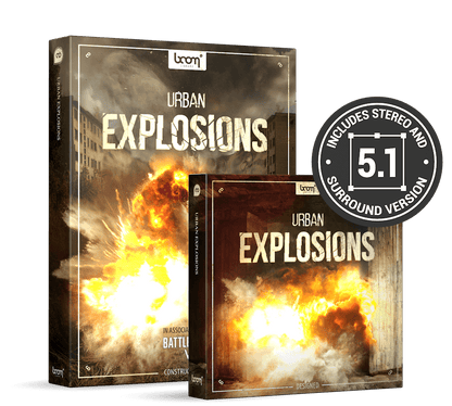 BOOM LIBRARY Cinematic Effects & Sound Samples Boom Urban Explosion Sound Effects