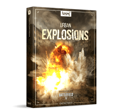 BOOM LIBRARY Cinematic Effects & Sound Samples Boom Urban Explosion Sound Effects Construction Kit