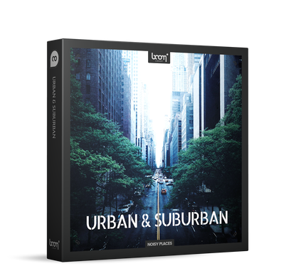 BOOM LIBRARY Cinematic Effects & Sound Samples Boom Urban & Suburban: City Soundscapes
