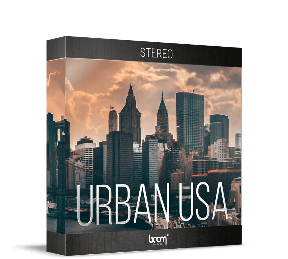BOOM LIBRARY Cinematic Effects & Sound Samples Boom Urban USA Stereo Sound Effects – Professional Audio Software & Plugin