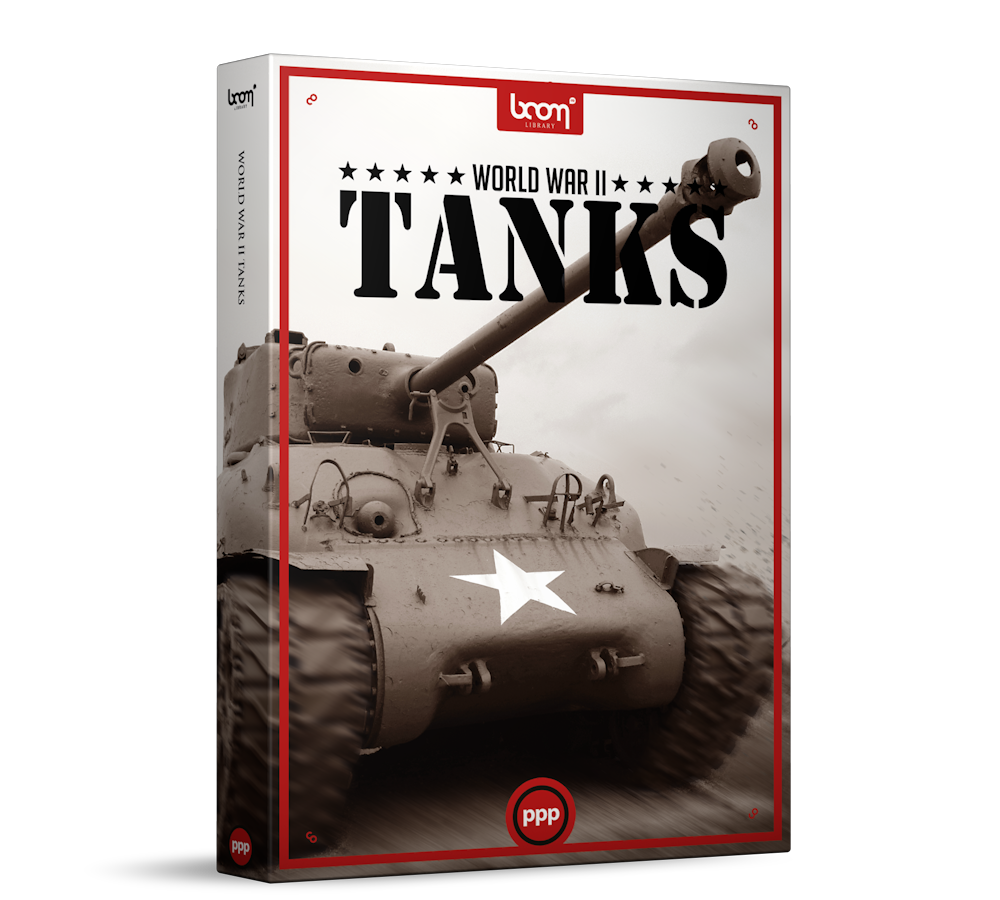 BOOM LIBRARY Cinematic Effects & Sound Samples Boom World War 2 Tanks: Authentic Tank Sounds