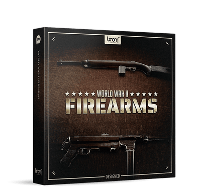 BOOM LIBRARY Cinematic Effects & Sound Samples Boom World War II Firearms Designed: World War II Firearms Sound Effects – Professional Audio Software & Plugin