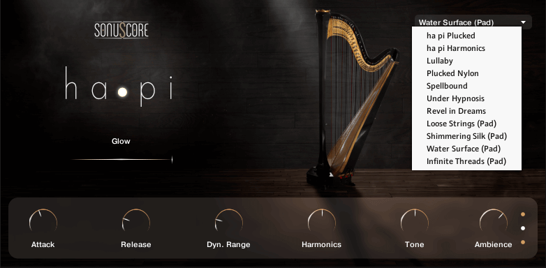 BOOM LIBRARY Cinematic Effects & Sound Samples Sonuscore HA•PI Concert Harp: Concert Harp