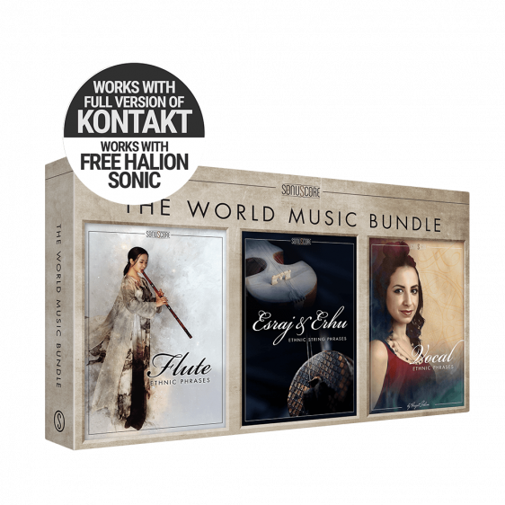 BOOM LIBRARY Cinematic Effects & Sound Samples Sonuscore World Music Bundle: World Music Sounds