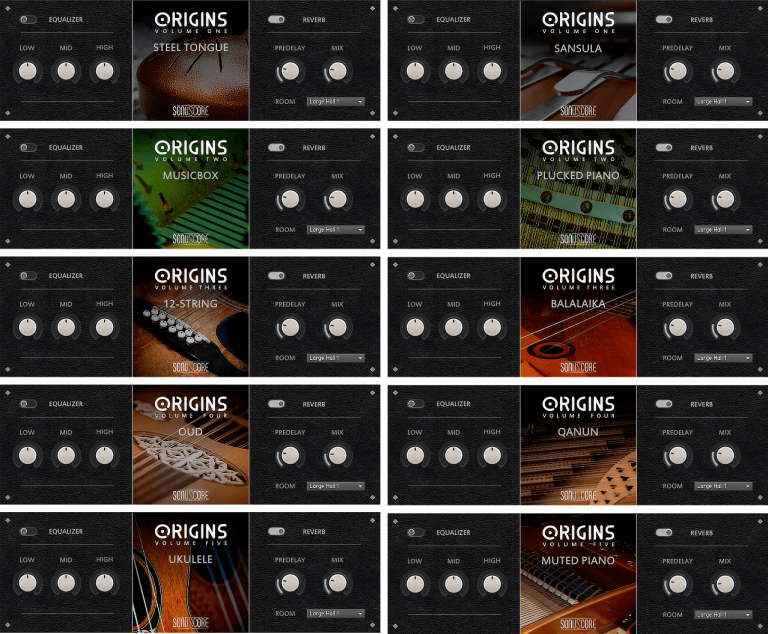 BOOM LIBRARY Virtual Instruments Sonuscore Origins Bundle Vol. 1-5: Instrument Bundle