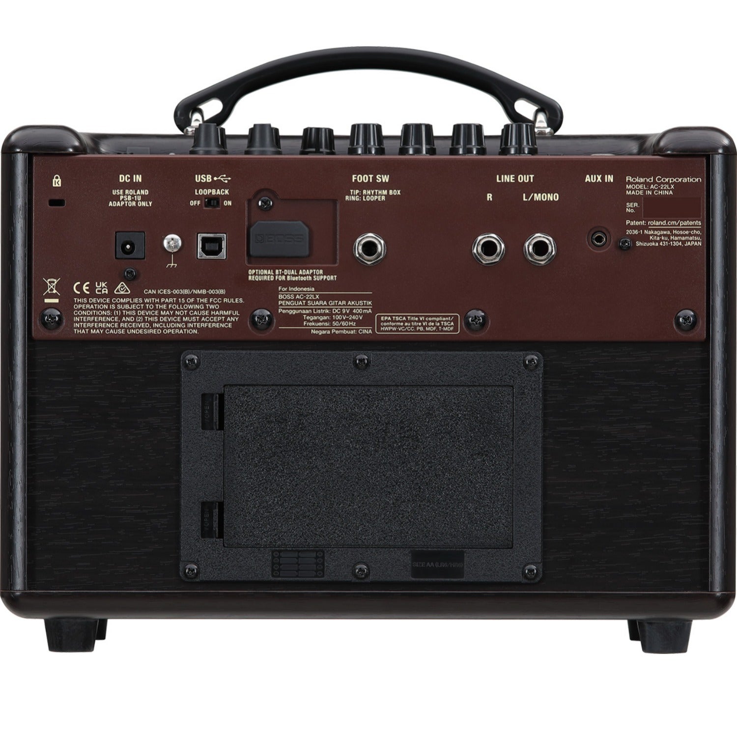 Boss Acoustic Guitar Amplifiers Boss AC-22LX Acoustic Guitar Amplifier