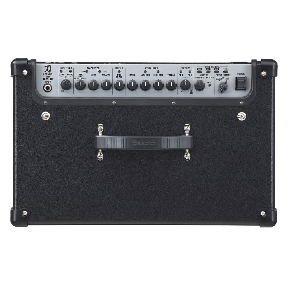 Boss Bass Combo Amplifiers Black Boss Katana KTN-110B Bass Combo Amplifier