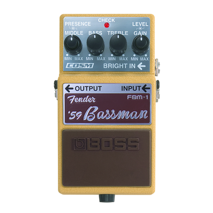 Boss Bass Guitar Pedal Boss FBM-1 Fender Bassman Bass Guitar Effects Pedal