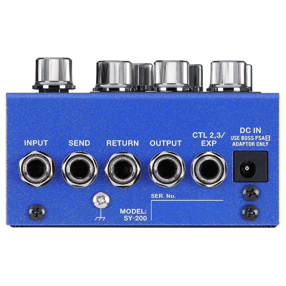 Boss Effect Pedals Blue Boss SY-200  Guitar Synthesizer Pedal
