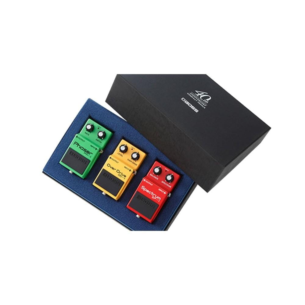 boss effect pedals boss box-40 compact pedal 40th anniversary box set