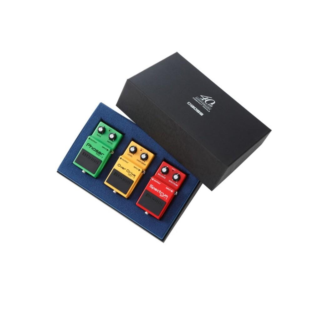 boss effect pedals boss box-40 compact pedal 40th anniversary box set