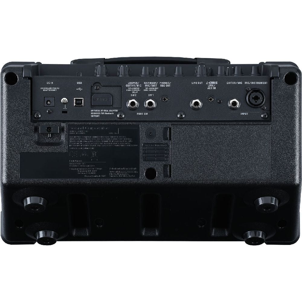 boss guitar combo amplifiers black boss cube street ii battery powered stereo amplifier   
