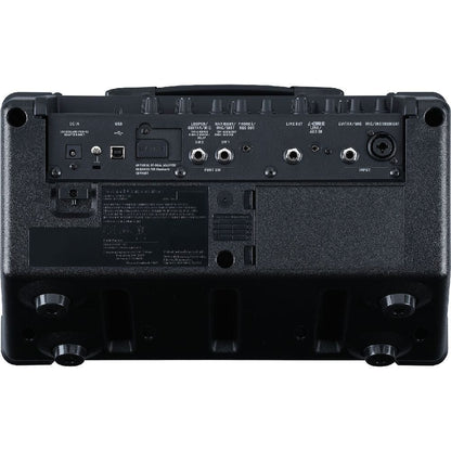 boss guitar combo amplifiers black boss cube street ii battery powered stereo amplifier   