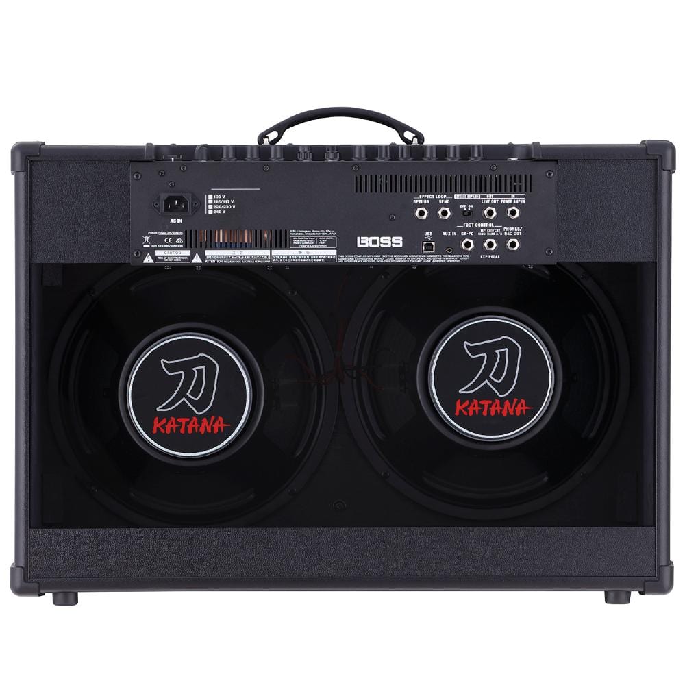 boss guitar combo amplifiers boss katana 100/212 mkii 100x2 guitar amplifier