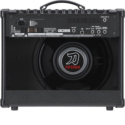 boss guitar combo amplifiers boss katana 50 mkii ex 50 watt 12" guitar amplifier