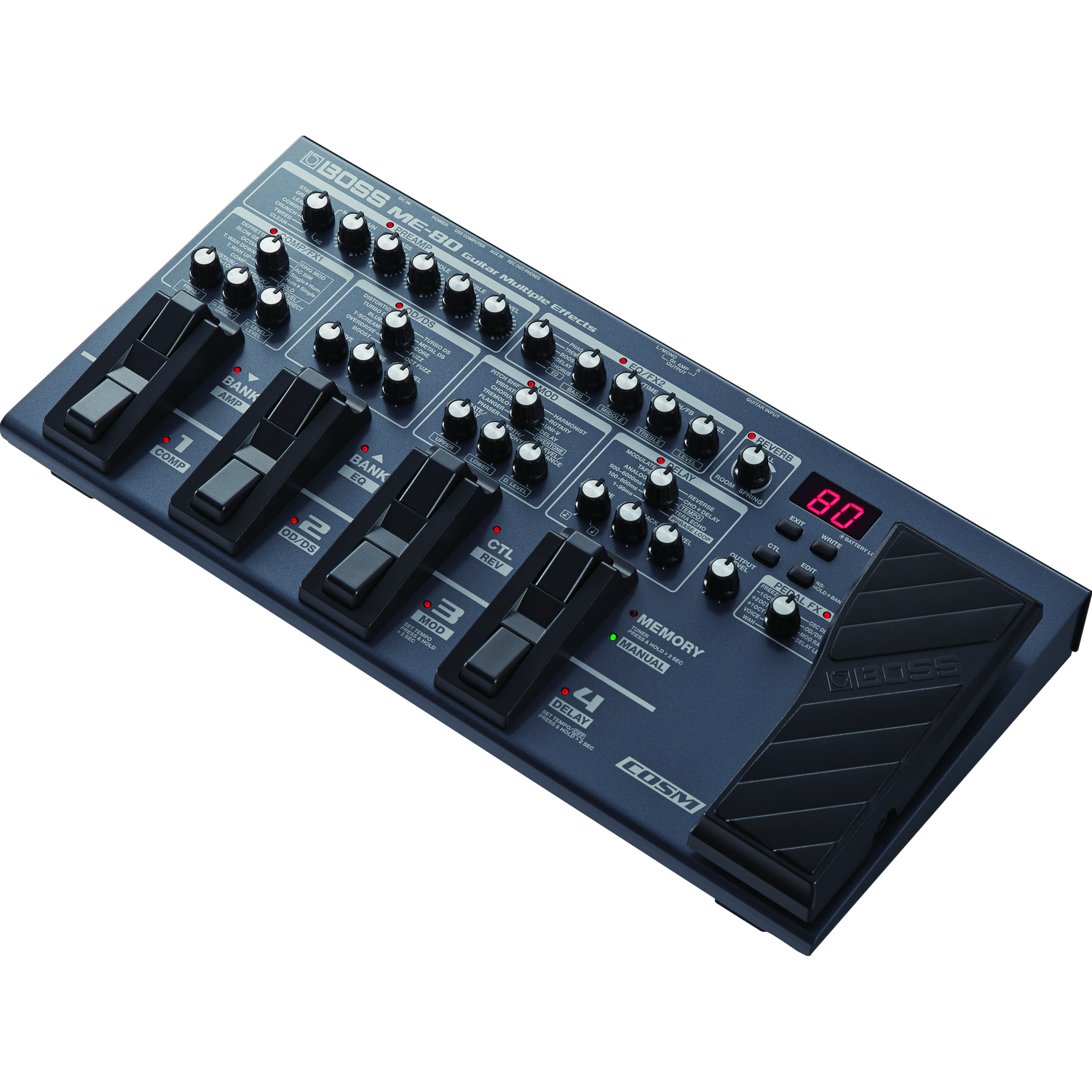 Buy BOSS ME-80 Multi-Effects Guitar Processor Online | Bajaao Buy BOSS ME-80 Multi-Effects Guitar Processor Online | Bajaao