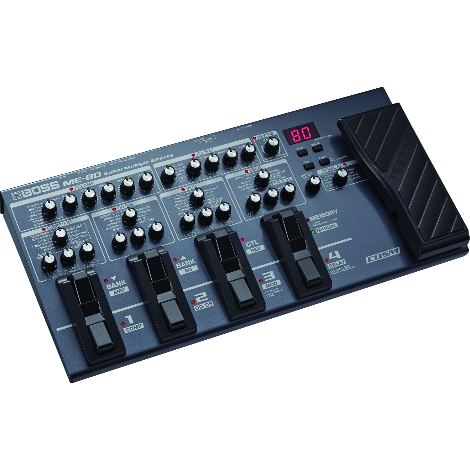 Boss Guitar Processors Boss ME-80 Guitar Multi-Effects Guitar Processor