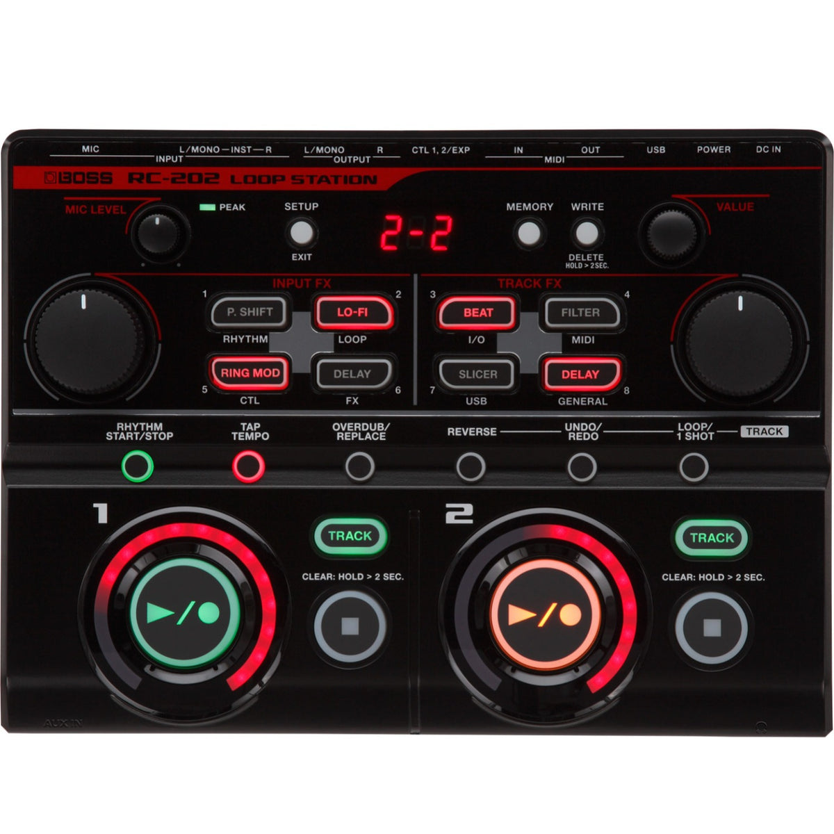 Boss Looper Pedals Boss RC-202 Loop Station Desktop Looper