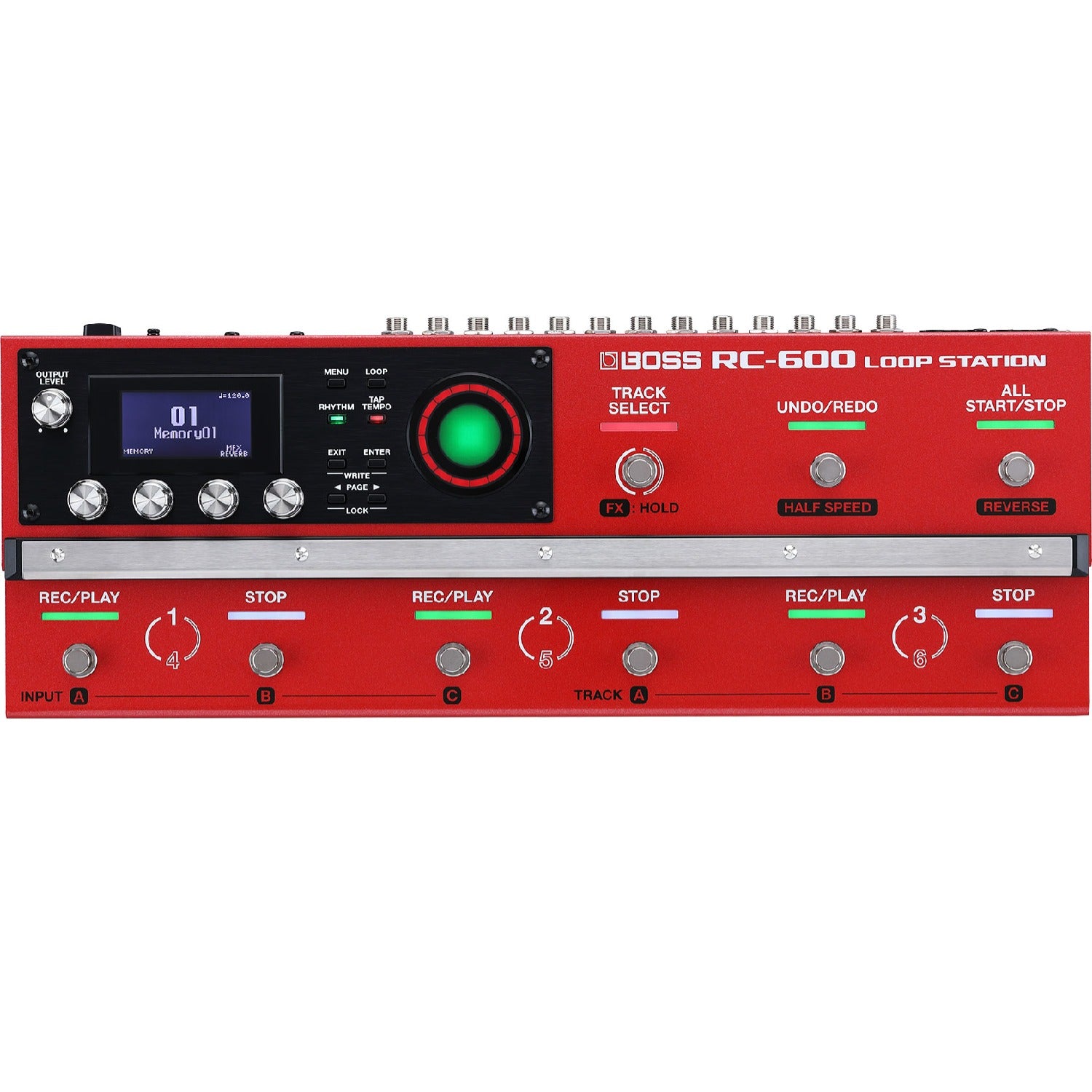 Boss Looper Pedals Red Boss RC-600 Loop Station