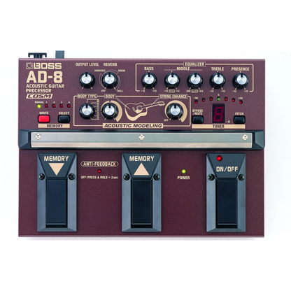 Boss Multi Effects Pedals Boss AD-8 Acoustic Guitar Multi Effects Processor