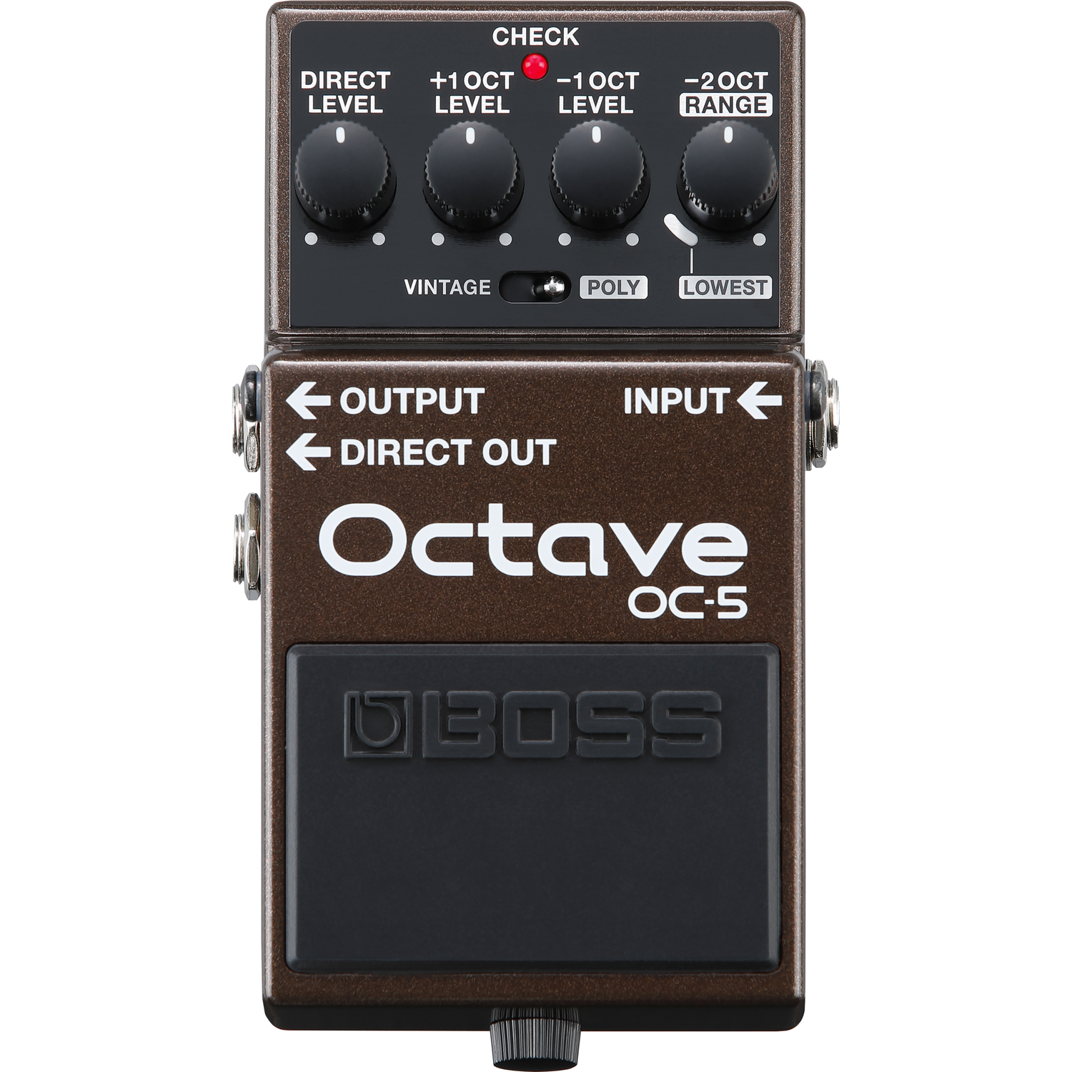 Boss Octave Pedals Black Boss OC-5 Octave Pedals