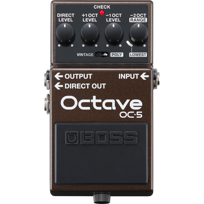 Boss Octave Pedals Black Boss OC-5 Octave Pedals