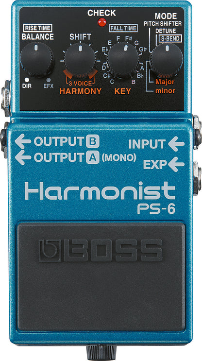 Boss Pitch/Octave Boss PS-6 Harmonist Pitch Shifter Guitar Effects Pedal