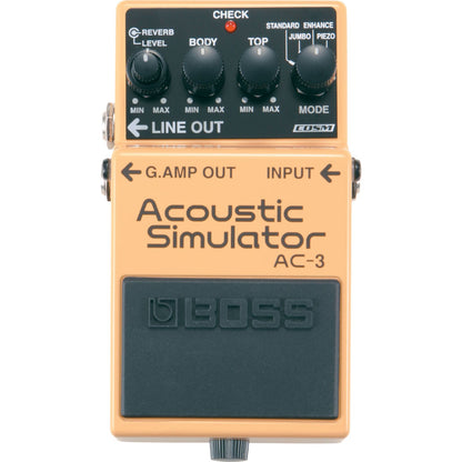 Boss Reverb Pedals Boss AC-3 Acoustic Simulator with Reverb Pedal