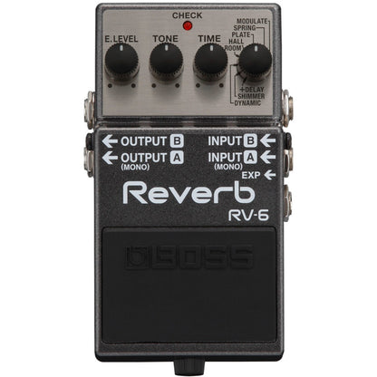 Boss Reverb Pedals Boss RV-6 Digital Reverb Pedal