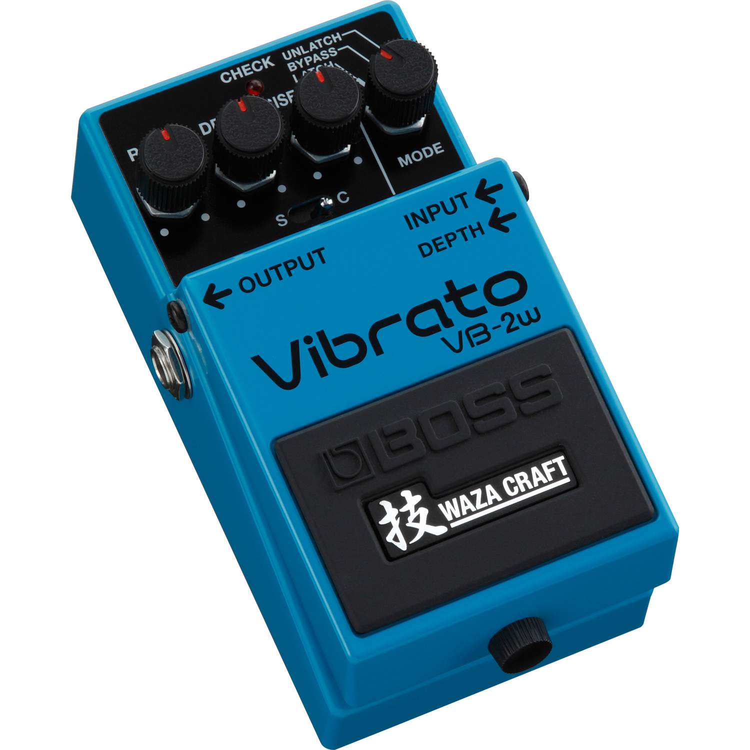 Boss Tremolo Pedals Boss Waza Craft VB-2W Vibrato Guitar Effects Pedal