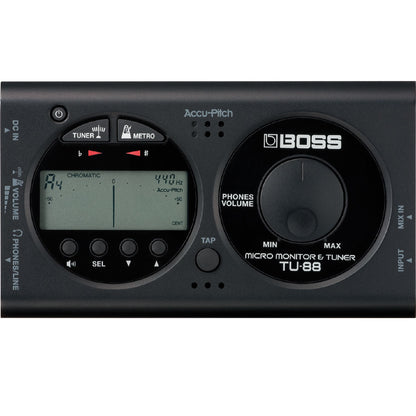 Boss Tuners Boss TU-88BK Micro Monitor Tuner