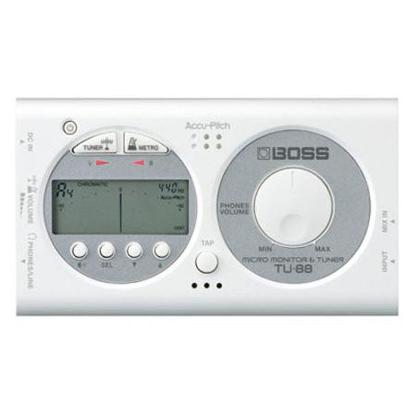 Boss Tuners Boss TU88WH Micro Monitor Tuner